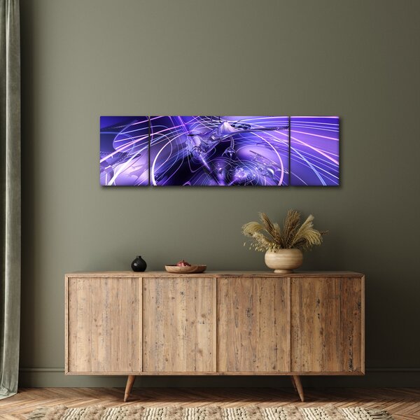 Obraz technické abstrakce (170x50 cm)