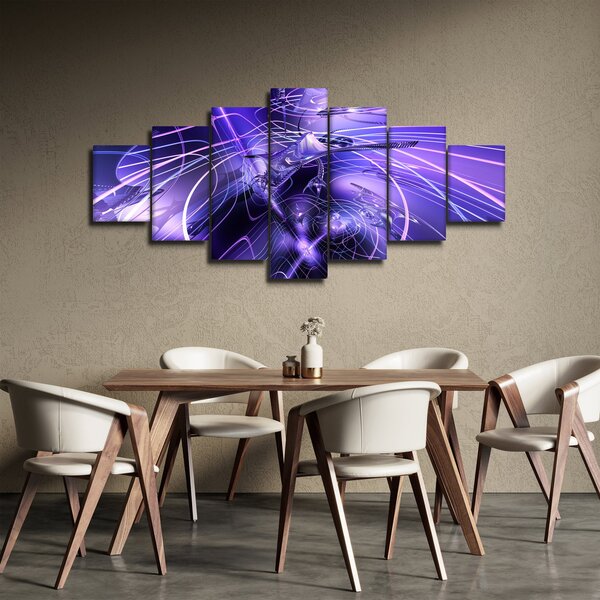 Obraz technické abstrakce (210x100 cm)