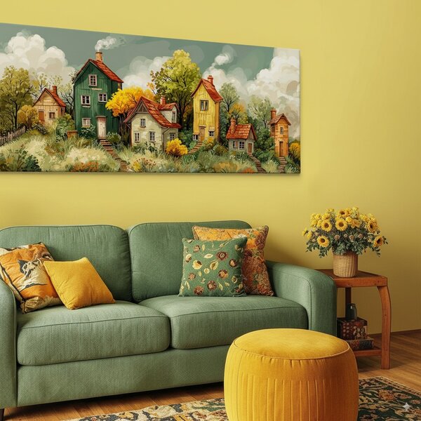 Obraz na plátně - Na Lipovém vršku FeelHappy.cz Velikost obrazu (šířka x výška): 60 x 40 cm