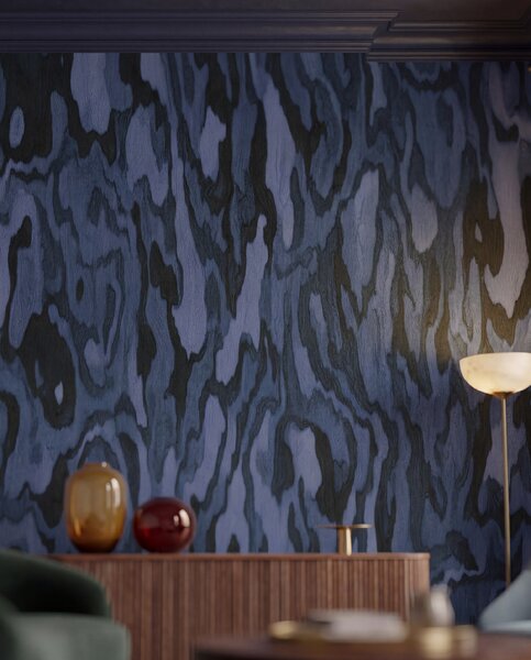 FUGU Luxusní abstraktní art tapeta – Ettore Burl Materiál: Digitální eko vlies - klasická tapeta nesamolepicí