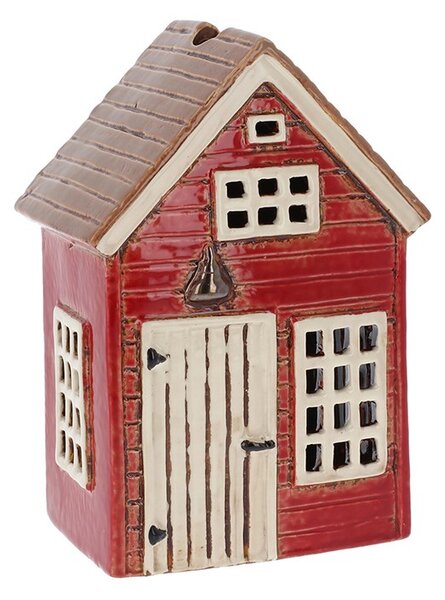 Keramický svícen Domek 18 cm