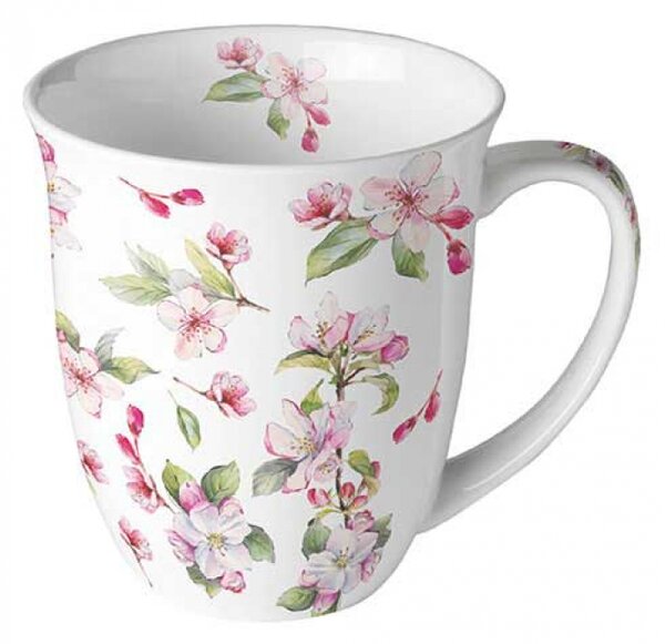 Porcelánový hrnek Jarní květy 400 ml
