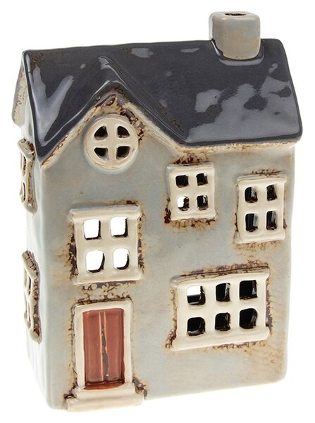 Keramický svícen Domek 19 cm