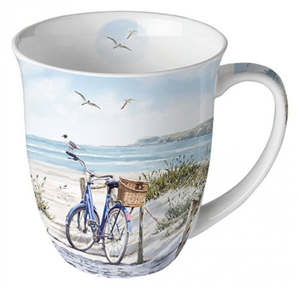 Porcelánový hrnek Kolo na pláži 400 ml