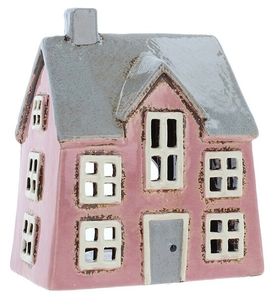 Keramický svícen Domek 15 cm