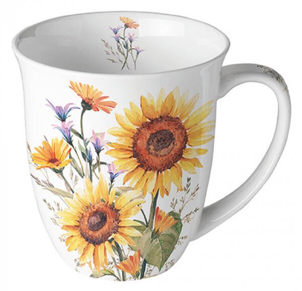 Porcelánový hrnek Slunečnice 400 ml