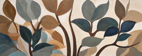 FUGU Designová botanická art tapeta – Emil's Garden Materiál: Digitální eko vlies - klasická tapeta nesamolepicí