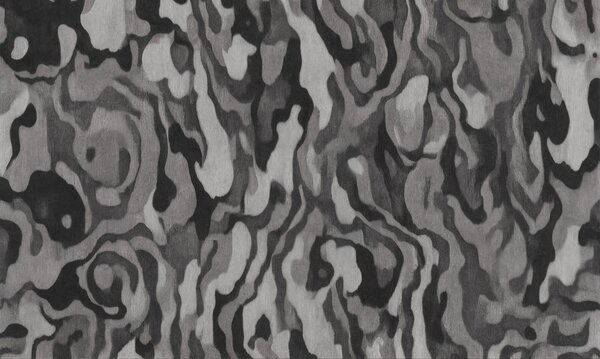 FUGU Luxusní tmavá abstraktní art tapeta – Ettore Line Materiál: Digitální eko vlies - klasická tapeta nesamolepicí