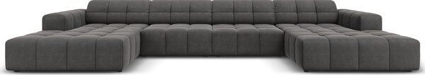 -25 % Dny MOMENTI– Cosmopolitan Design Sametová rohová pohovka Chicago 364 cm