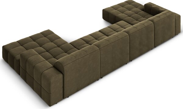-25 % Dny MOMENTI– Cosmopolitan Design Sametová rohová pohovka Chicago 364 cm
