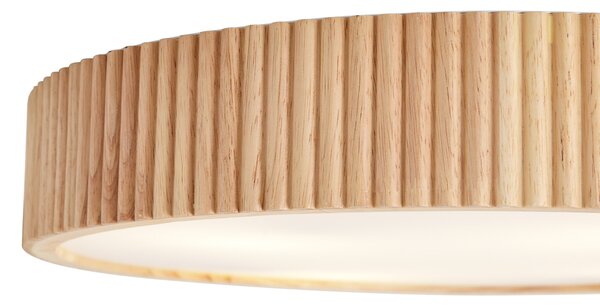 Japandi stropní svítidlo dřevěné 50 cm 4-světla - Lyra