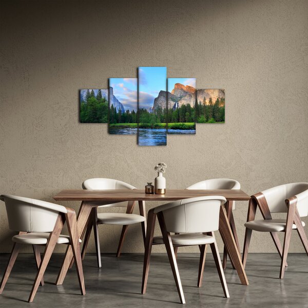 Obraz divoké horské krajiny (125x70 cm)