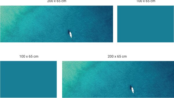 FUGU Ochrana zdi za postel - Lonely boat Varianta ochrany zdi: Delší strana postele 200x65 cm