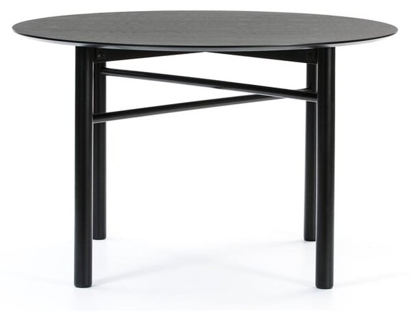 Černý kulatý jídelní stůl Teulat Junco, ø 120 cm