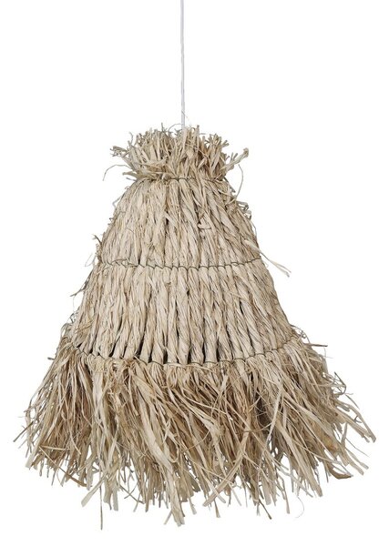 Přírodní závěsné lýkové stínidlo Raffia - Ø 30*26 cm/ E27 - Chic Antique