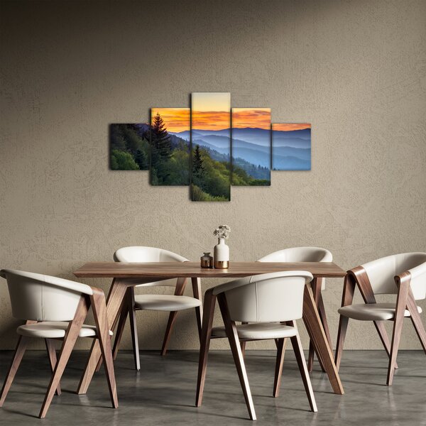 Obraz - Červánky v horách (125x70 cm)