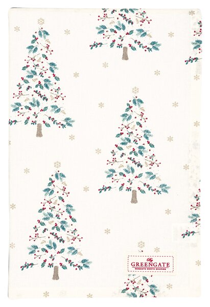 Bavlněný ubrus Lucie Xmas White 150 x 150 cm
