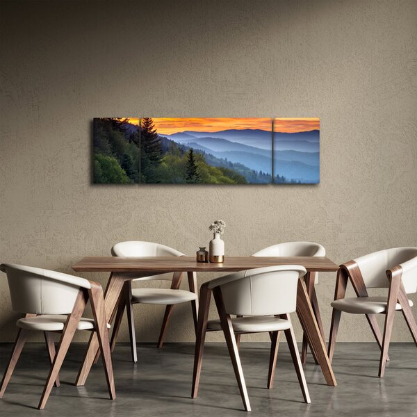 Obraz - Červánky v horách (170x50 cm)