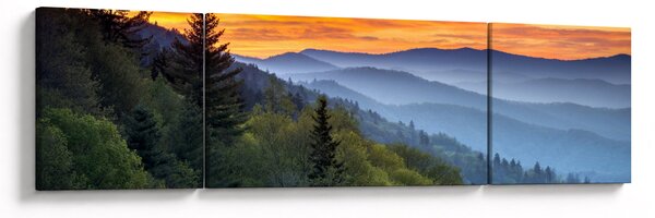 Obraz - Červánky v horách (170x50 cm)