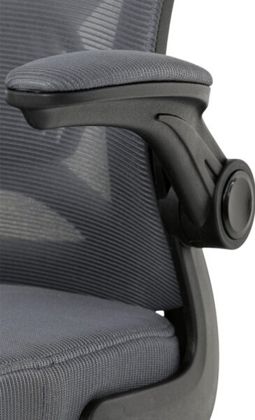 Kancelářská židle šedá KA-K2021 GREY