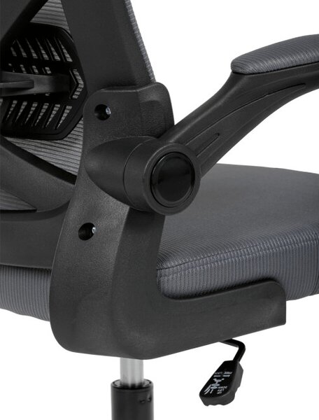 Kancelářská židle šedá KA-K2021 GREY