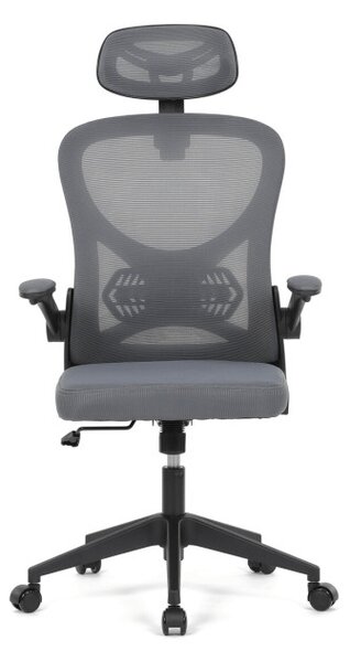 Kancelářská židle šedá KA-K2021 GREY