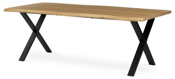 Jídelní stůl HT-F4321 divoký dub / černý
