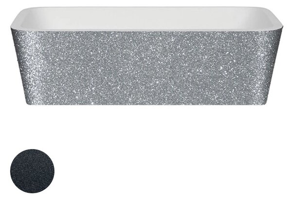 Besco Deskové umyvadlo z litého mramoru Assos Glam G UM D 52x41x15 cm