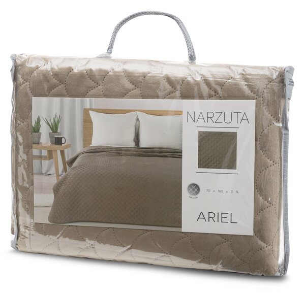 PŘEHOZ NA POSTEL ARIEL 220X240 CM BÉŽOVÝ
