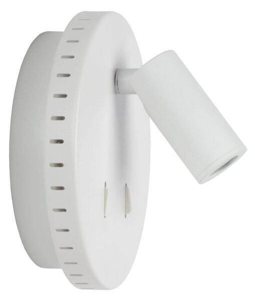 Lucide 79201/09/31 LED nástěnná lampička Bentjer 1x6W+1x3W | 350lm | 3000K - s vypínačem, bílé