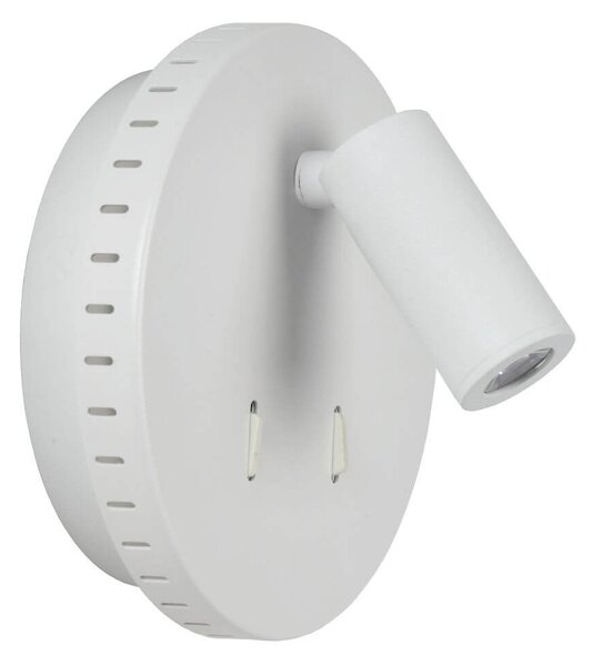 Lucide 79201/09/31 LED nástěnná lampička Bentjer 1x6W+1x3W | 350lm | 3000K - s vypínačem, bílé