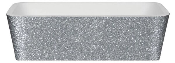 Besco Deskové umyvadlo z litého mramoru Assos Glam S UM D 52x41x15 cm
