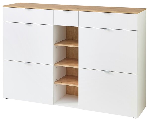 PŘEDSÍŇOVÁ STĚNA, bílá, dub artisan, 208/202/38 cm Xora - Online Only šatny & botníky, Online Only