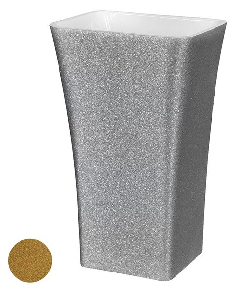 Besco Volně stojící umyvadlo z litého mramoru Assos Glam Z UM VS 52x41x85 cm