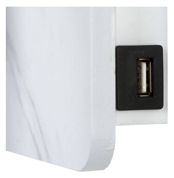 Lucide 77282/03/31 LED nástěnná lampička Oregon 1x3W | 230lm | 3000K - s vypínačem, bílé