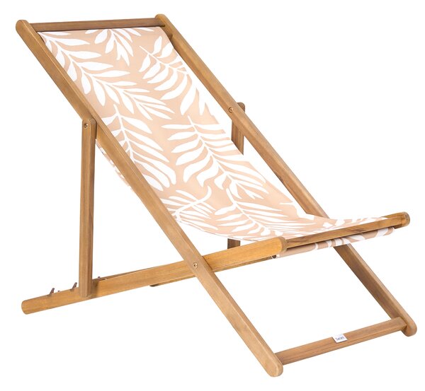 Sada 2 náhradních potahů na lehátko ANZIO/AVELLINO 113 x 44 cm Béžová
