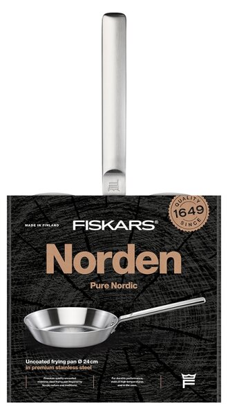 Fiskars Nerezová pánev Norden Steel 24cm