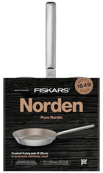 Fiskars Nerezová pánev Norden Steel 26cm, Thermium