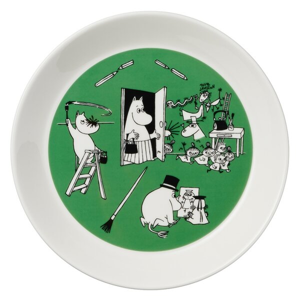 Arabia Set talířů Moomin Drawing & Christmas 19cm, 2ks