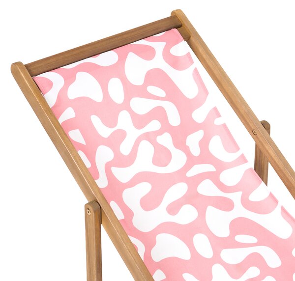 Sada 2 náhradních potahů na lehátko ANZIO/AVELLINO 113 x 44 cm Růžová