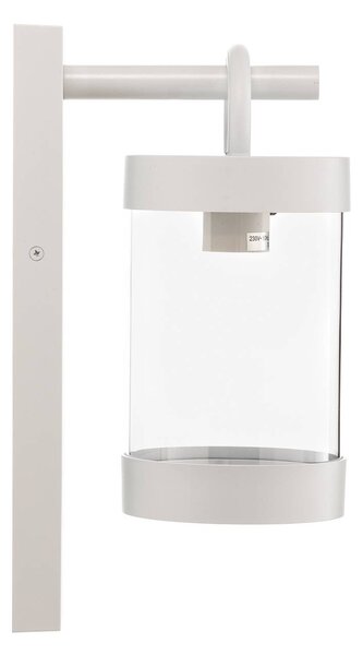 Trio Lighting Venkovní nástěnné Sambesi senzor soumraku, bílá, Bílá / opál, Hliník, Moderní, Lucerna