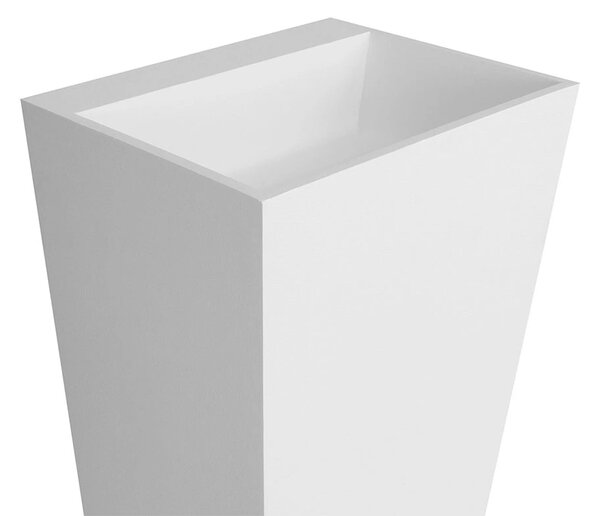 Besco Volně stojící umyvadlo z litého mramoru Vera UM VS 50x42x85 cm, bez otvoru pro baterii
