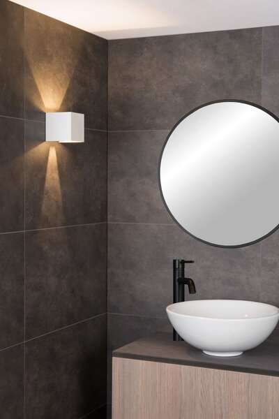 Lucide 69200/06/31 LED nástěnná bodová lampa Axi 1x6W | 350lm | 2700K | IP54- bílá, kov