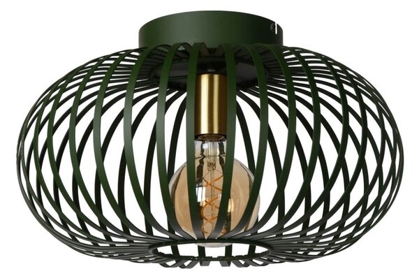 Lucide 78174/40/33 přisazené stropní svítidlo Manuela 1x60W | E27 - zelená, kov, stmívatelné