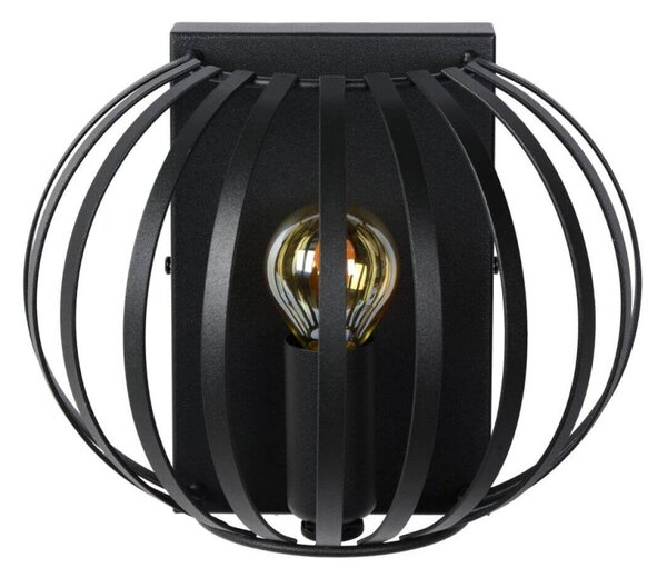 Lucide 78274/01/30 nástěnná lampa Manuela 1x40W | E14 - černá, kov, stmívatelná