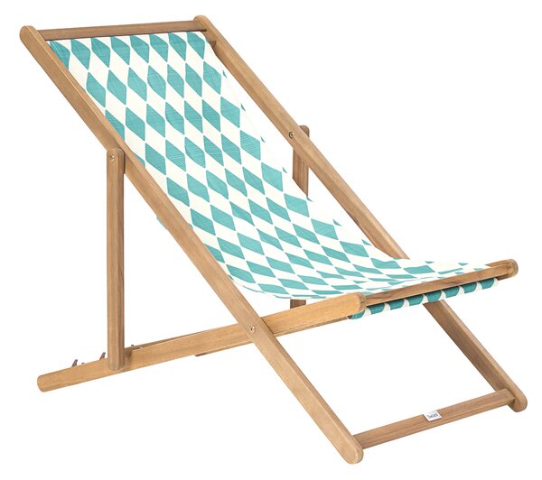 Sada 2 náhradních potahů na lehátko ANZIO/AVELLINO 113 x 44 cm Tyrkysová