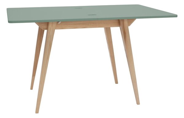 Rozkládací jídelní stůl se zelenou deskou 65x90 cm Envelope – Ragaba