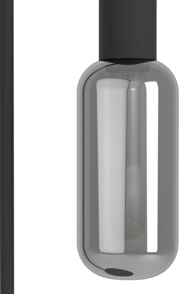 Eglo 901007 - Stolní lampa MAIONE 1xE27/4W/230V černá/kouřová