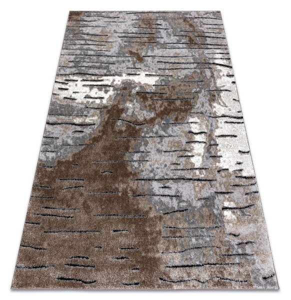 Koberce Łuszczów Moderní koberec COZY 8876 Rio - Strukturální, dvě úrovně rouna, hnědý 120x170 cm