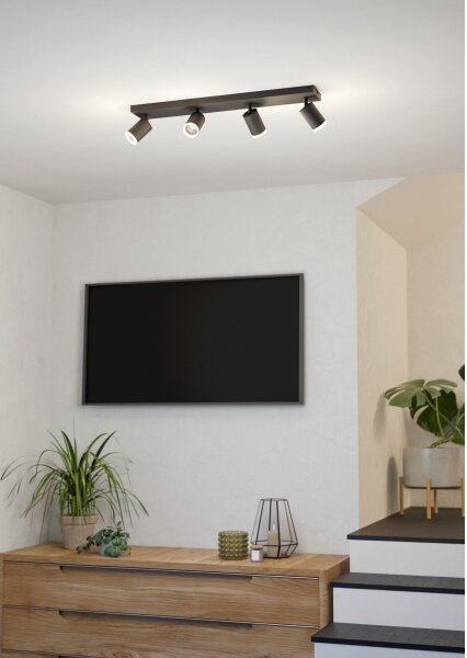 Eglo 901942 - LED RGBW Stm. bodové svítidlo MELITELLO-Z 4xLED/3,7W/230V černá